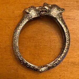 Vintage Silver Panther Bracelet